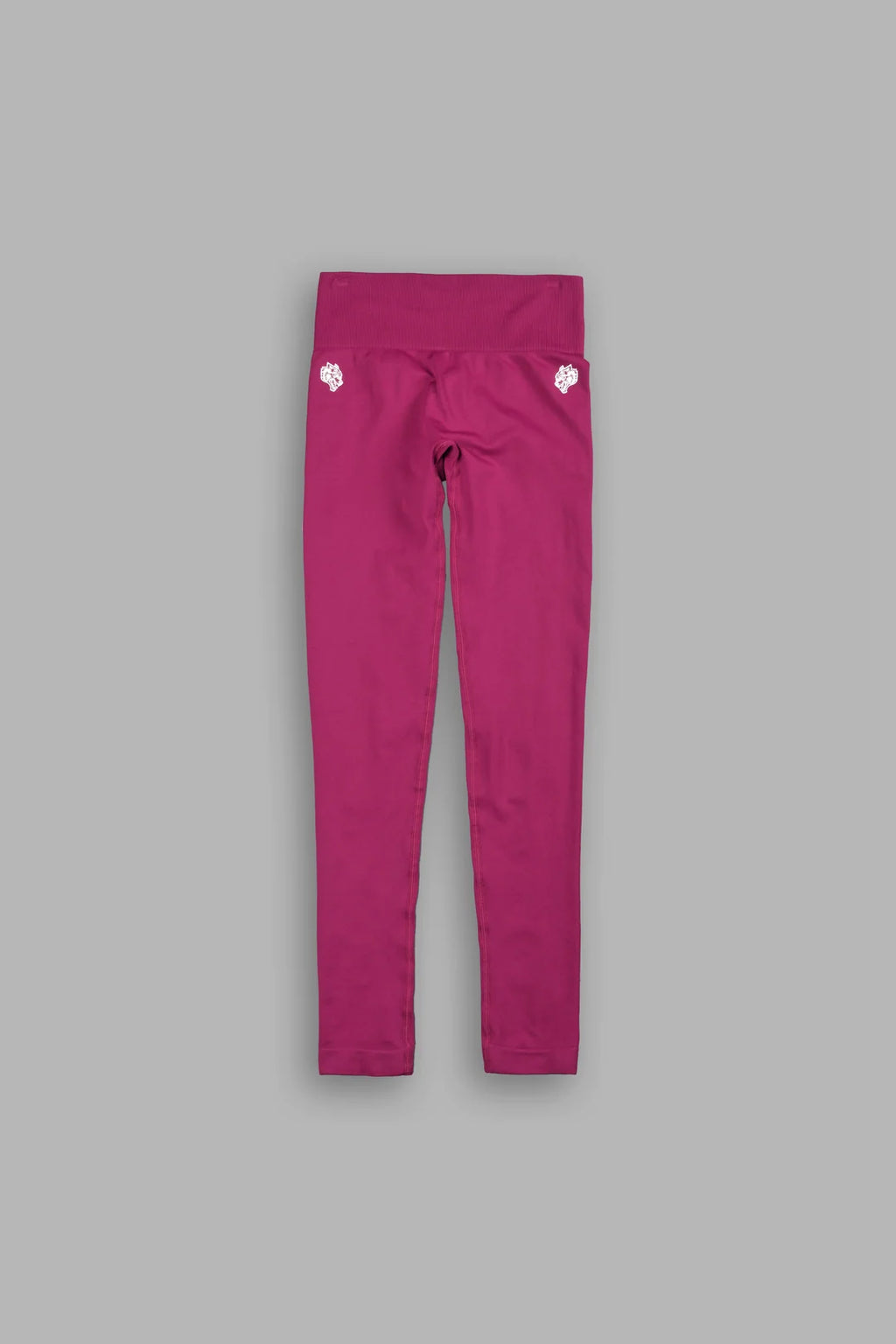 DUAL WOLF SKYLAR SOFT SEAMLESS LEGGINGS IN DEEP RASPBERRY