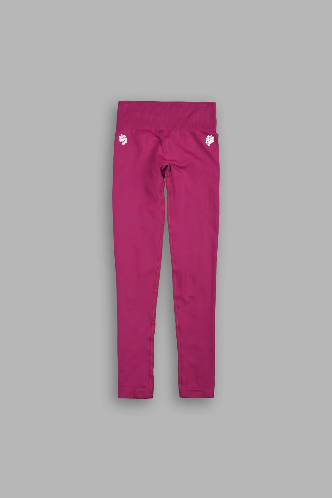 DUAL WOLF SKYLAR SOFT SEAMLESS LEGGINGS IN DEEP RASPBERRY