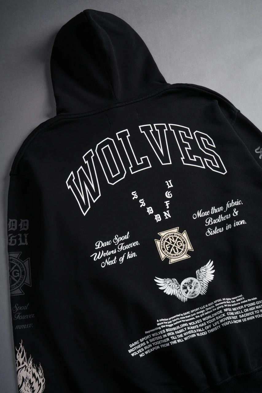 OUR LINEAGE “PIERCE” HOODIE IN BLACK