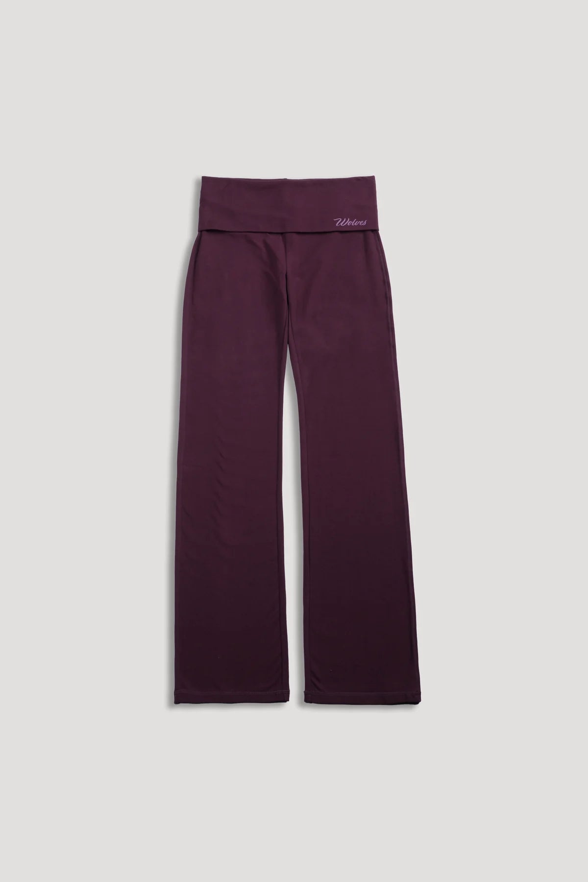CURSIVE WOLVES "ROMY" FOLDOVER PANTS IN FIG