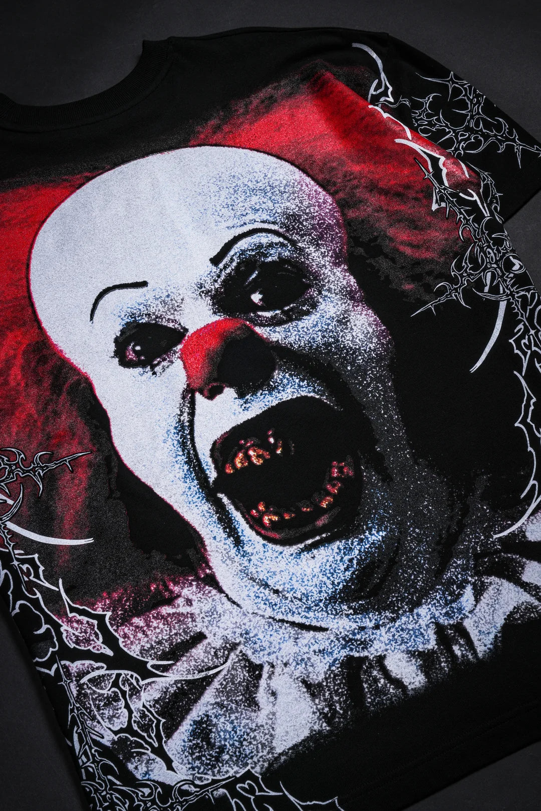 CLOWN RAGE AMERICAN CLASSIC OVERSIZED TEE IN BLACK