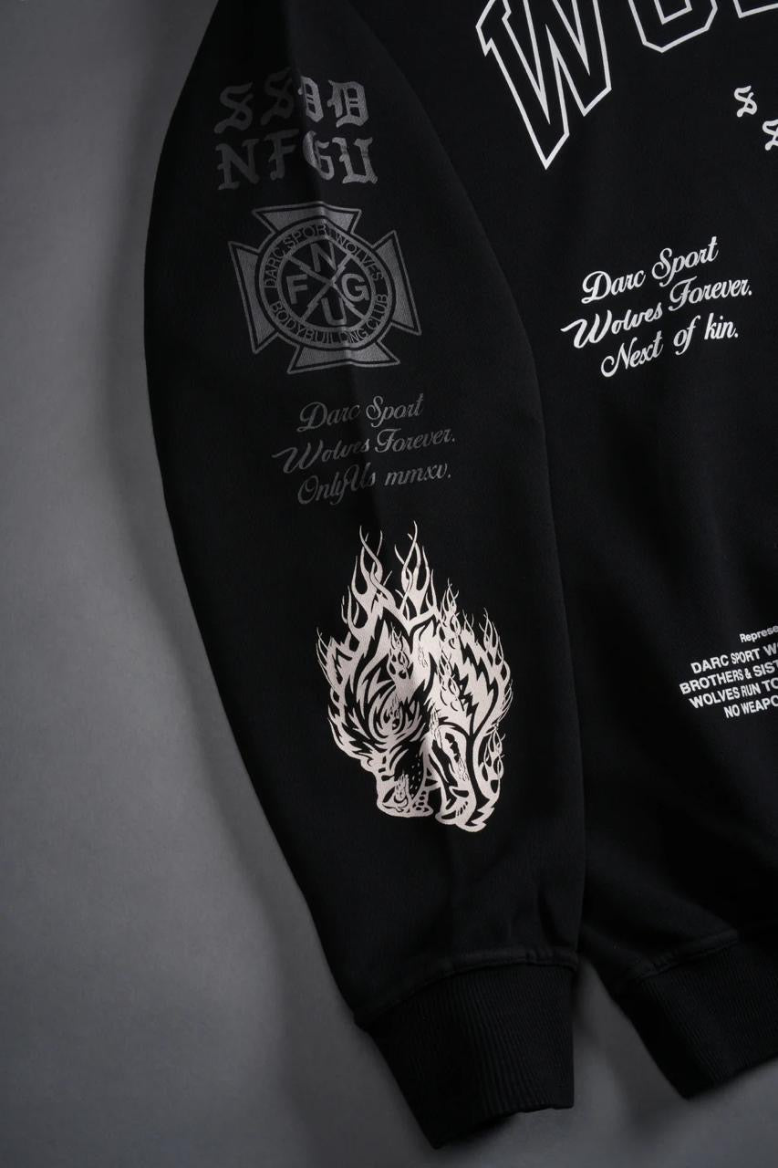 OUR LINEAGE “PIERCE” HOODIE IN BLACK