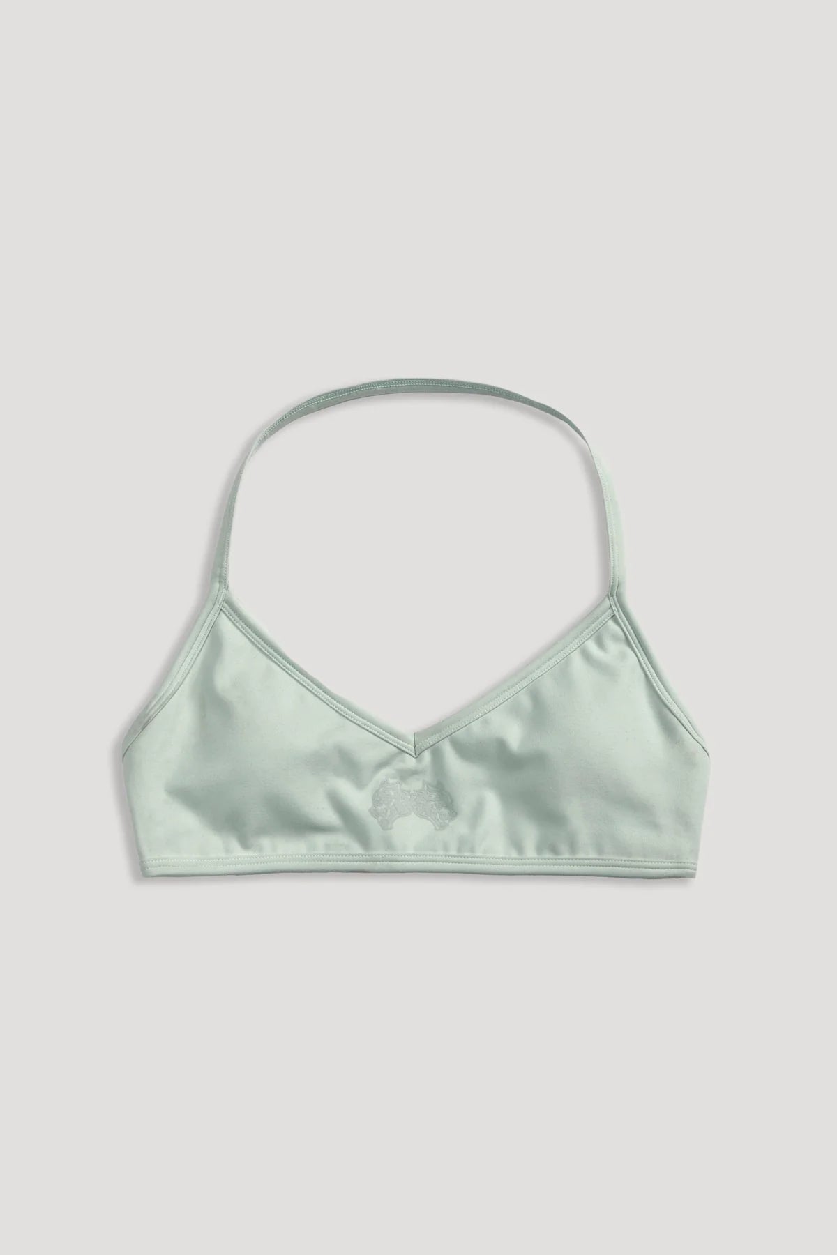IYKYK "LANA" HALTER ENERGY BRA IN HONEYDEW