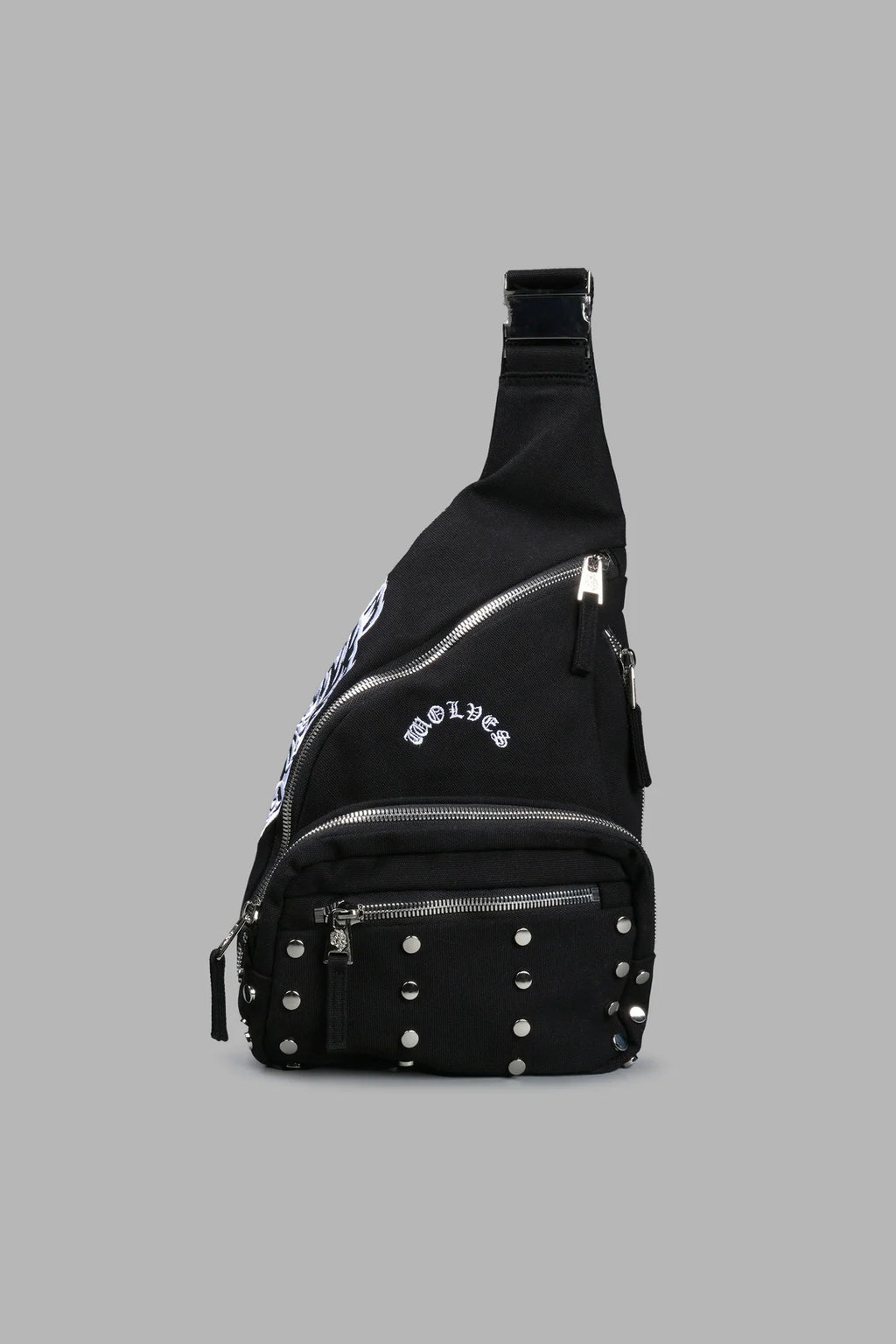 WOLF HEAD RONIN SIDE BAG IN BLACK