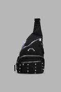 WOLF HEAD RONIN SIDE BAG IN BLACK