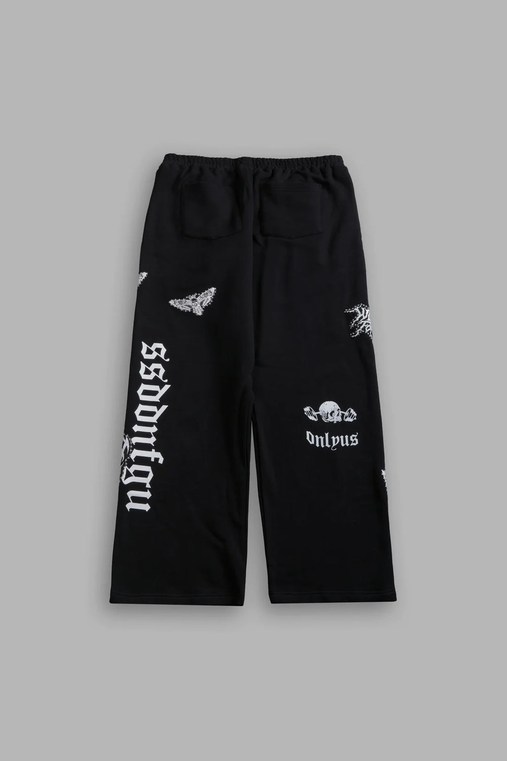 GIVE IT YOUR ALL "YARA" PLEATED SWEAT PANTS IN BLACK