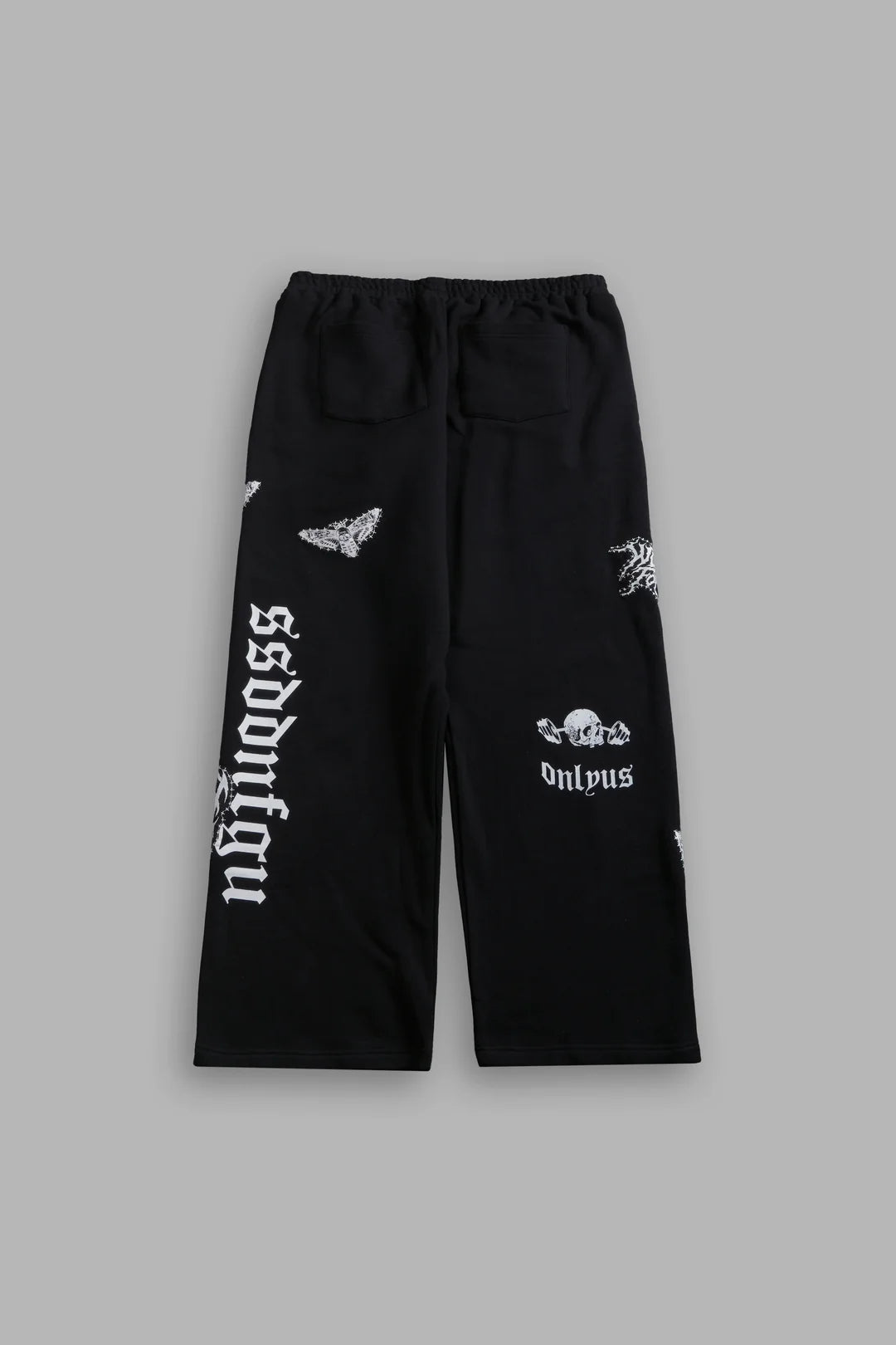 GIVE IT YOUR ALL "YARA" PLEATED SWEAT PANTS IN BLACK