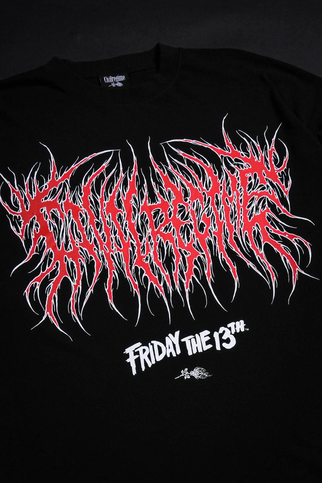 BACK IN BLOOD AMERICAN CLASSIC OVERSIZED TEE IN BLACK