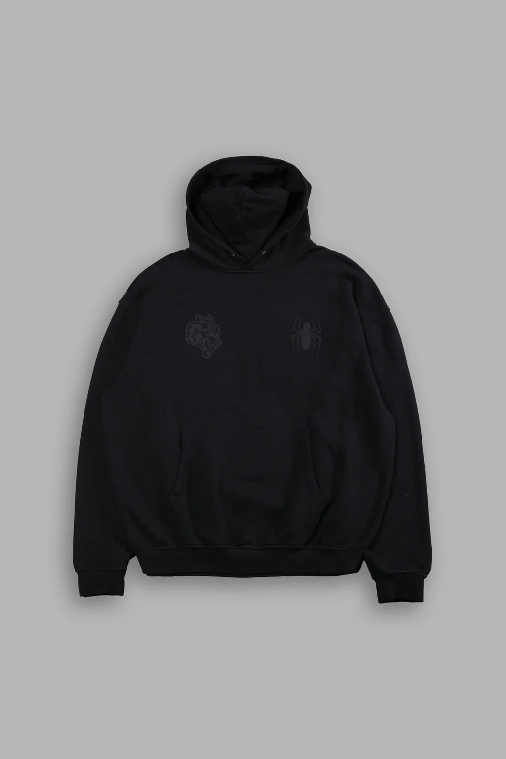 WEBS AND SHADOWS "PIERCE" HOODIE IN BLACK