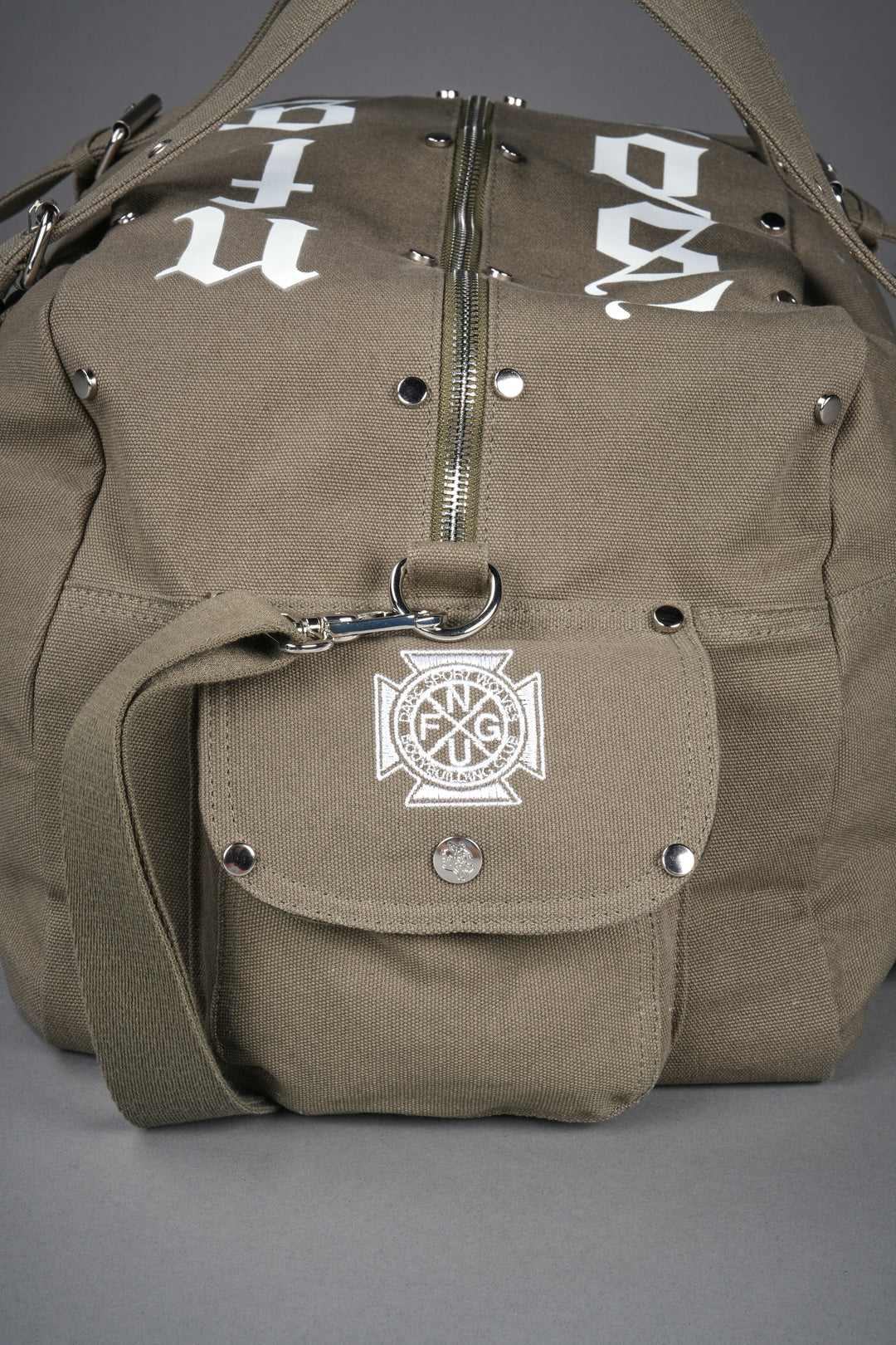OUR MANTRA DUFFLE BAG IN OLIVE