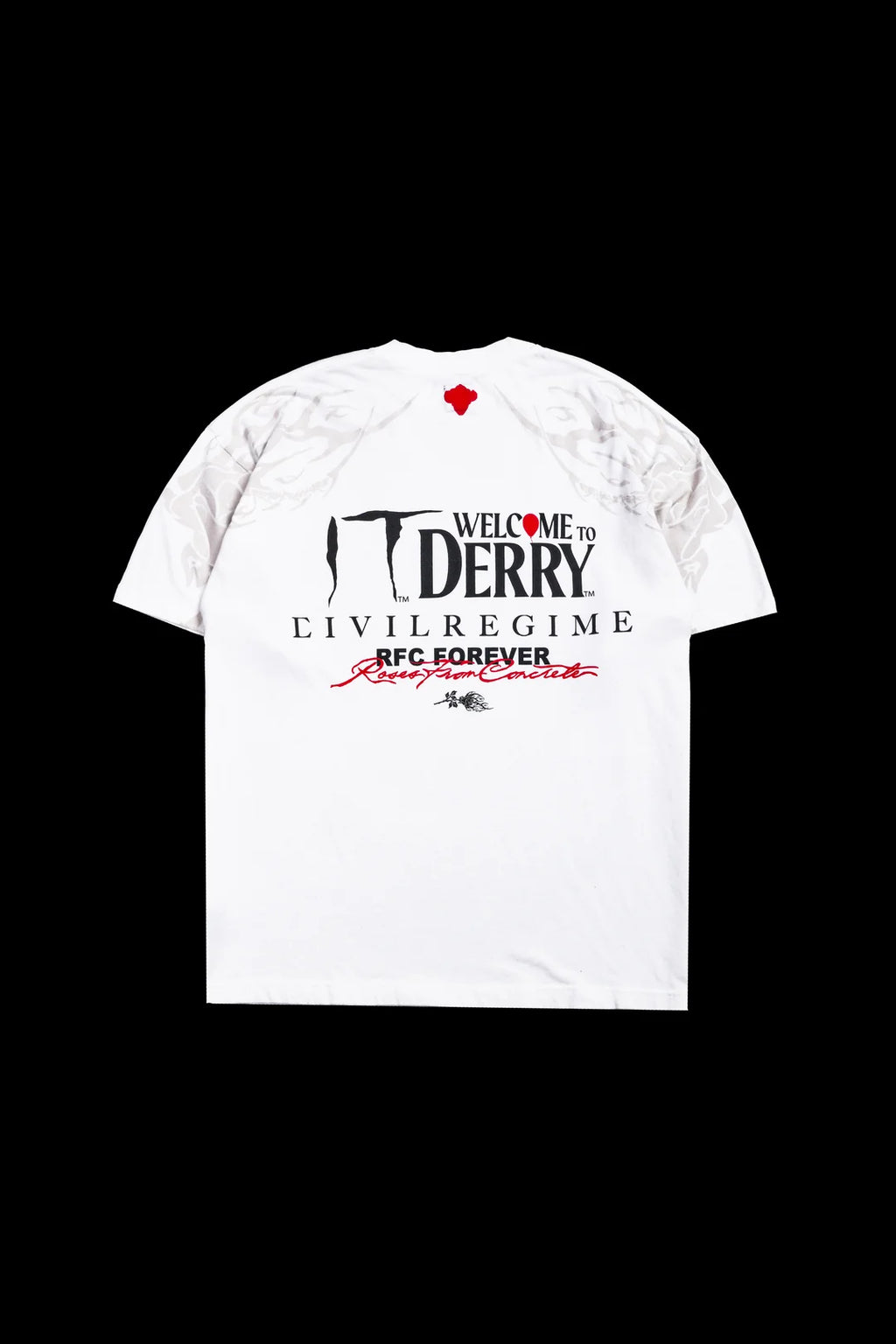 CLOWN GLARE AMERICAN CLASSIC OVERSIZED TEE IN BUTTER