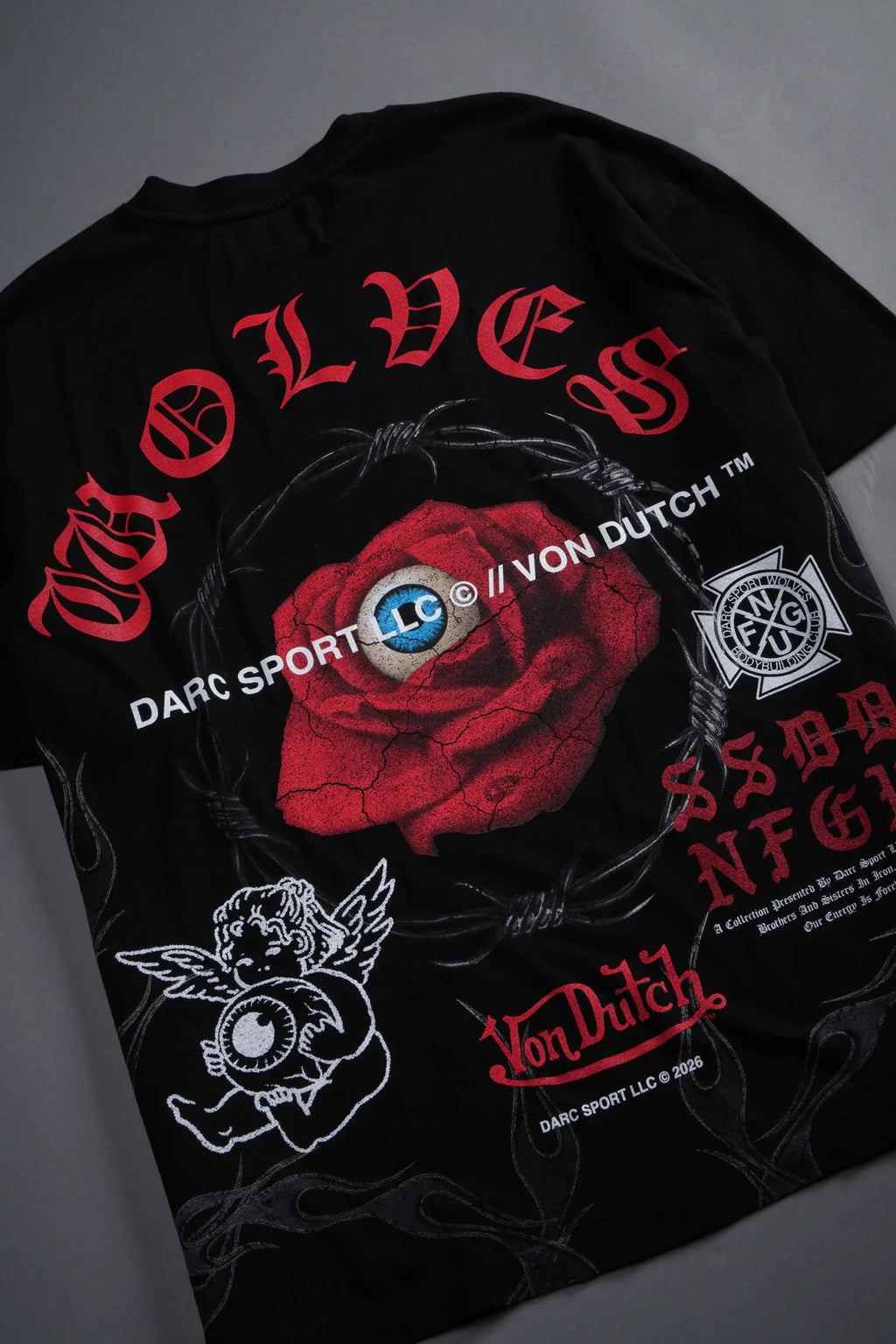 EYE OF THE BEHOLDER PREMIUM OVERSIZED TEE IN BLACK