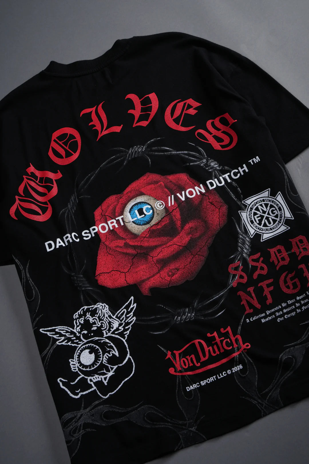 EYE OF THE BEHOLDER PREMIUM OVERSIZED TEE IN BLACK