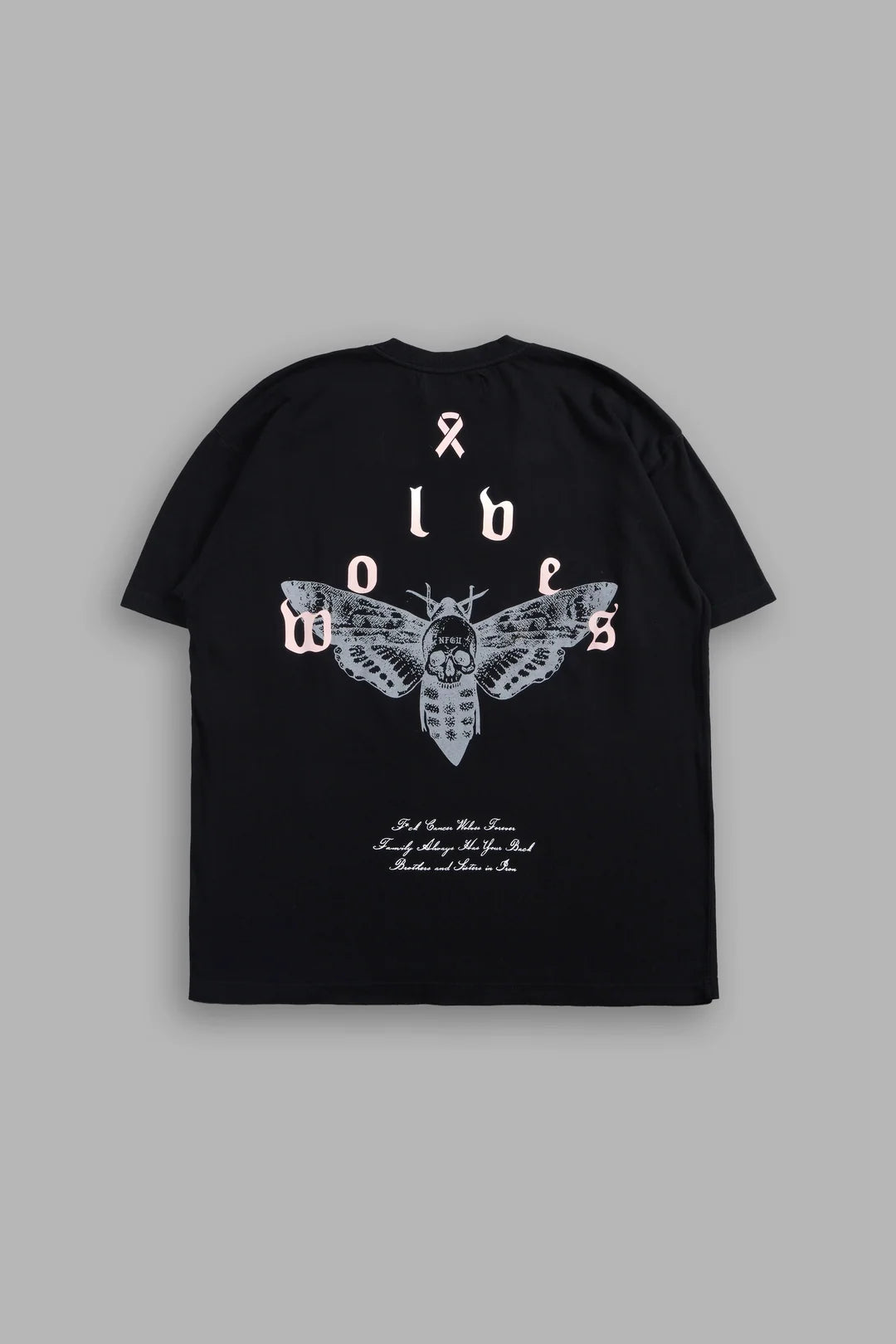 MOTH PYRAMID PREMIUM OVERSIZED TEE IN BLACK