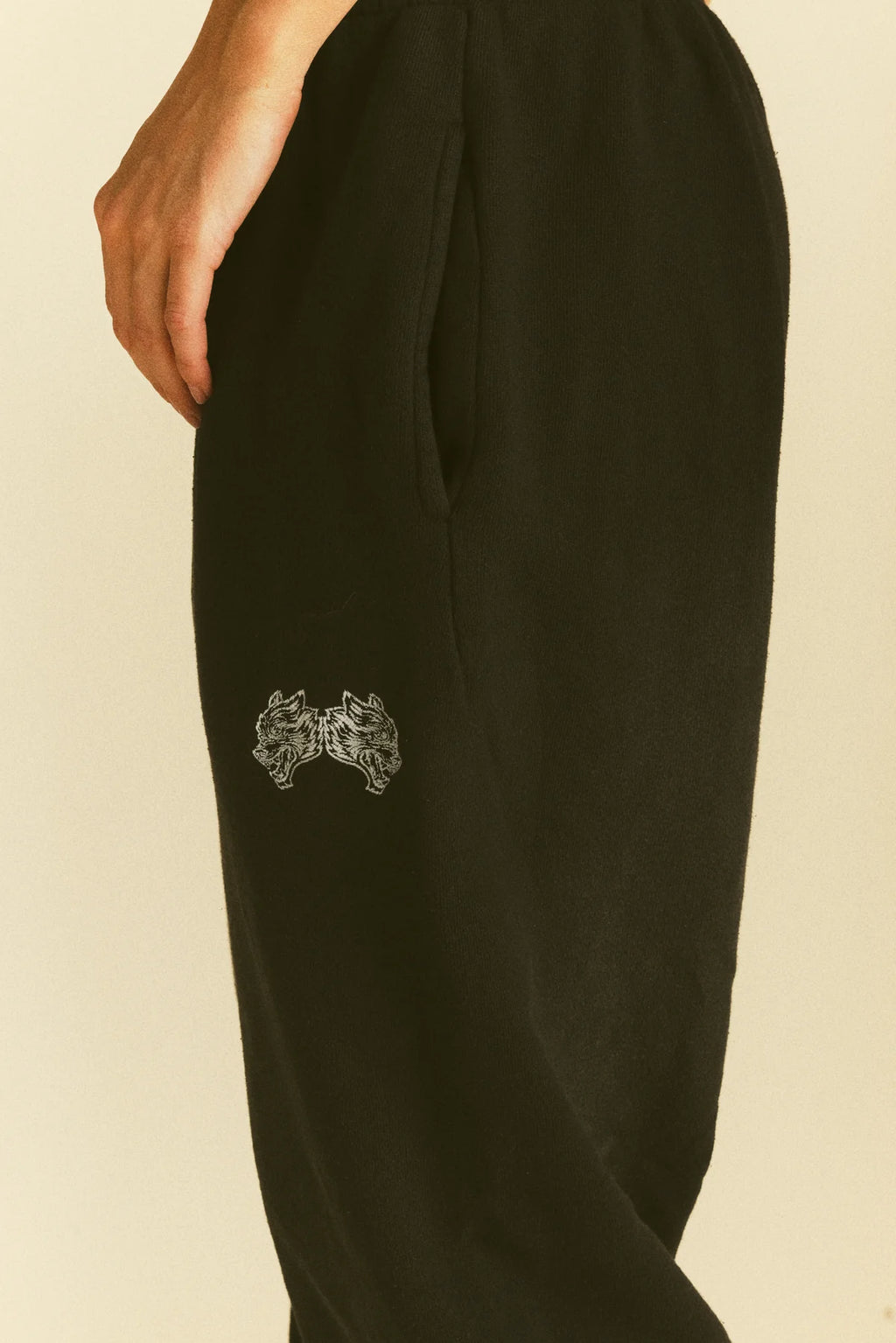 IT'S FOR US PREMIUM LOUNGER SWEAT PANTS IN BLACK