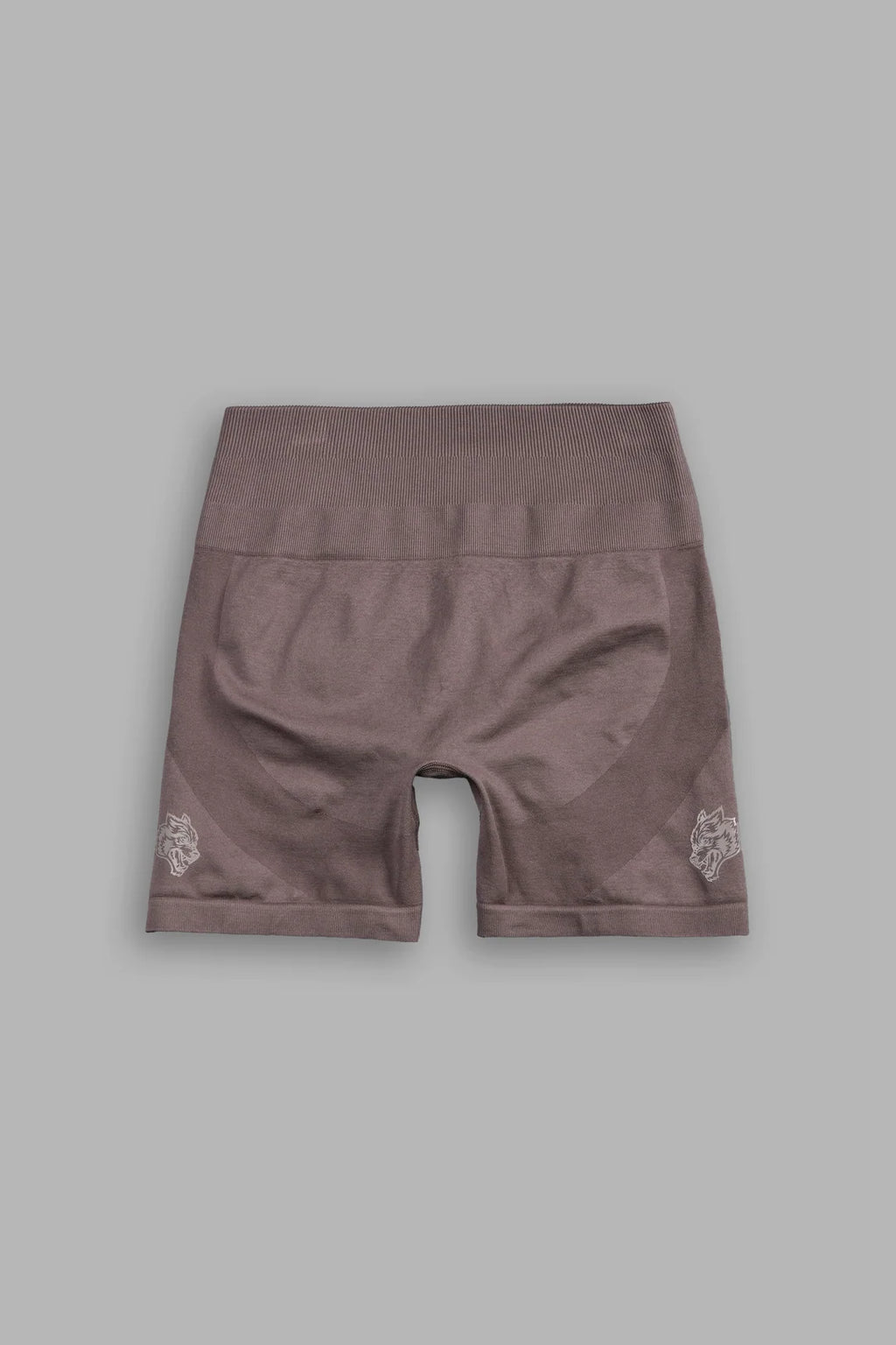 DUAL SHE WOLF SEAMLESS EVERSON TRAINING SHORTS IN MOJAVE BROWN