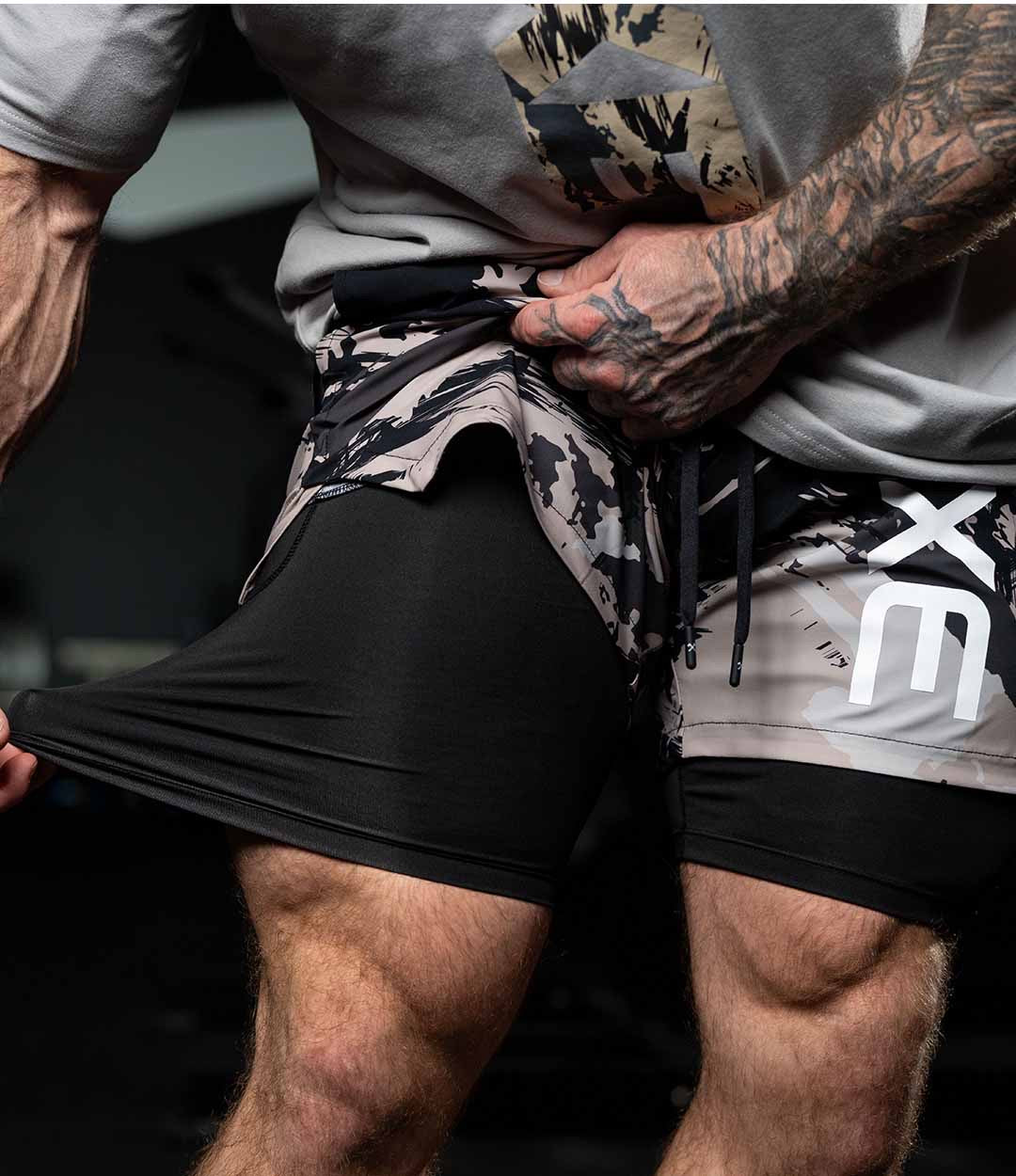 AXE TRAINING SHORTS CAMO