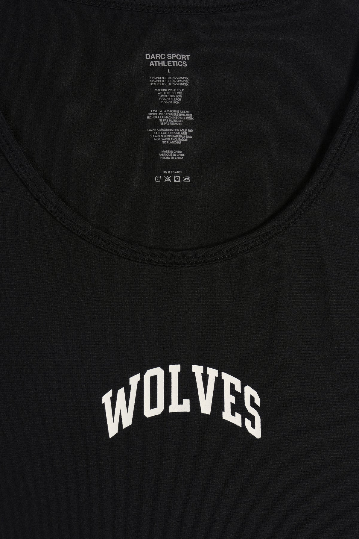 LOYALTY FOREVER "DRY WOLF" DROP TANK IN BLACK