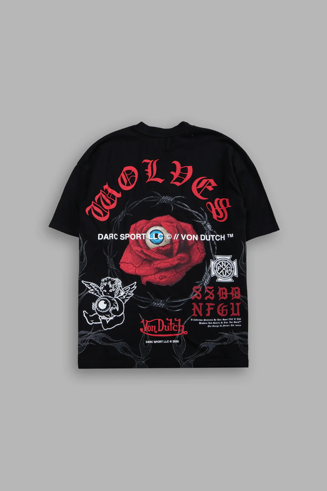 EYE OF THE BEHOLDER PREMIUM OVERSIZED TEE IN BLACK