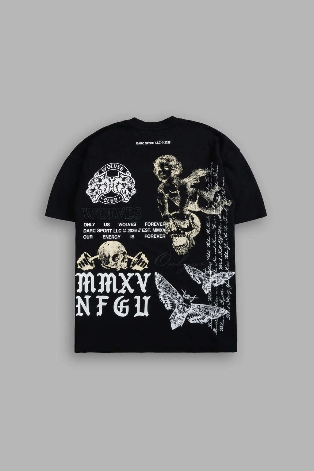 HOLLOW VIRTUE "PREMIUM" OVERSIZED TEE IN BLACK