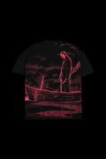 BACK IN BLOOD AMERICAN CLASSIC OVERSIZED TEE IN BLACK