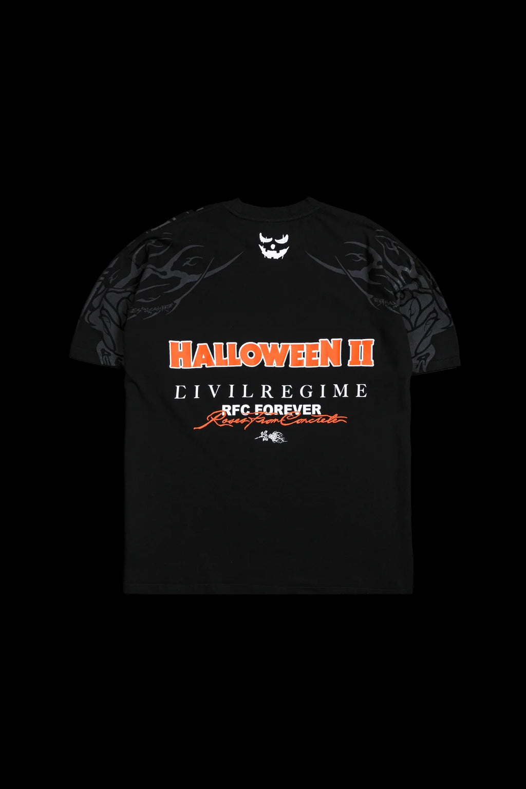 CARVED THROUGH CHAOS AMERICAN CLASSIC OVERSIZED TEE IN BLACK