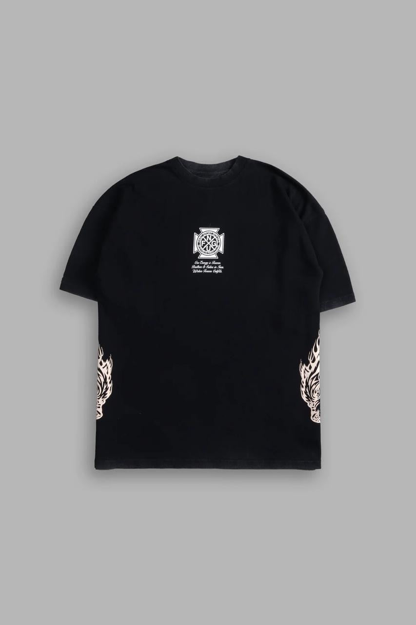 OUR LINEAGE “PREMIUM” OVERSIZED TEE IN BLACK