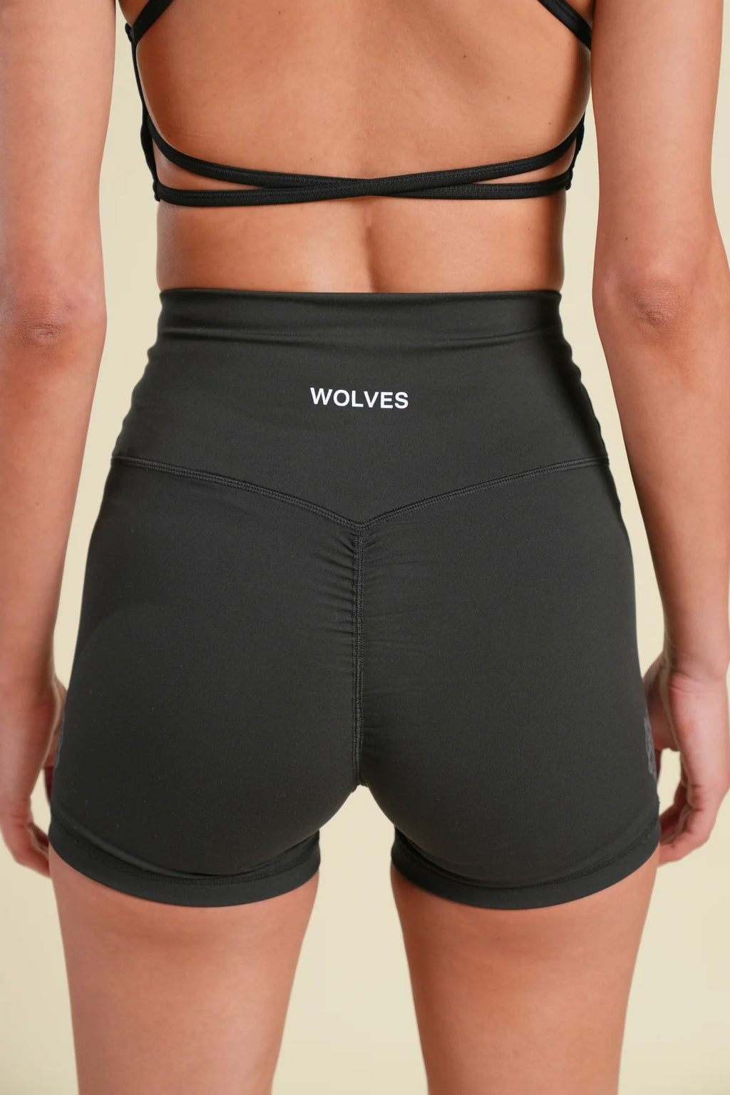 IYKYK "EMMA" ENERGY SHORTS IN BLACK