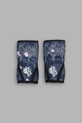 WARRIOR IN THE GARDEN PRINT ELBOW SLEEVES IN WARRIOR IN A GARDEN BLACK CAMO