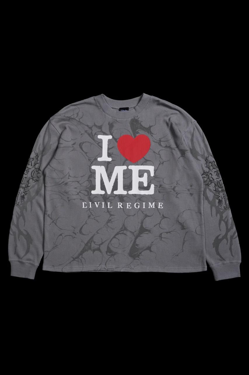 TOTAL BLACKOUT OBSIDIAN WAFFLE THERMAL IN ASH GRAY