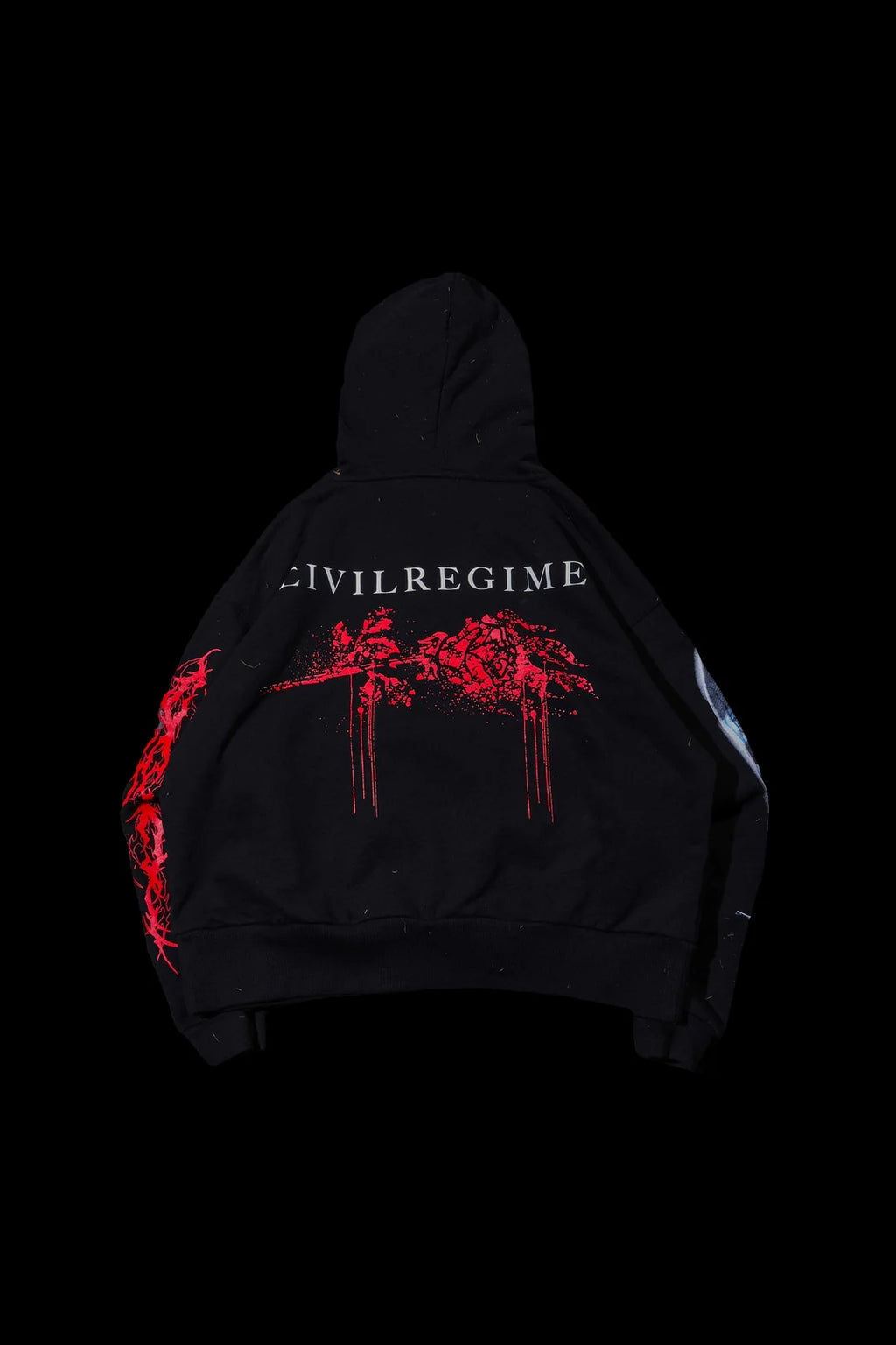 CRYSTAL LAKE TALES FOREVER HOODIE IN BLACK