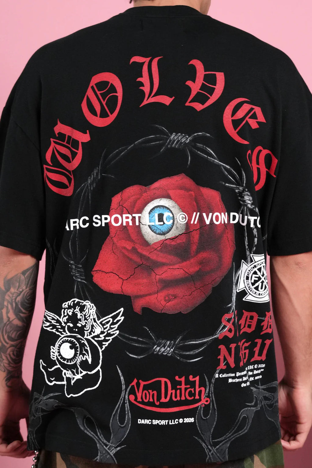 EYE OF THE BEHOLDER PREMIUM OVERSIZED TEE IN BLACK