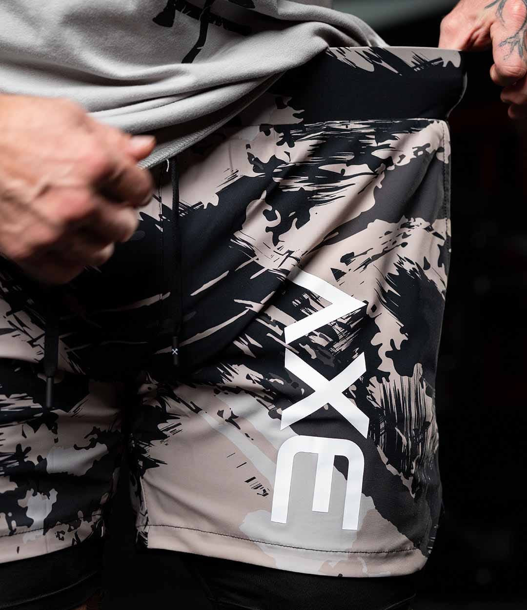 AXE TRAINING SHORTS CAMO