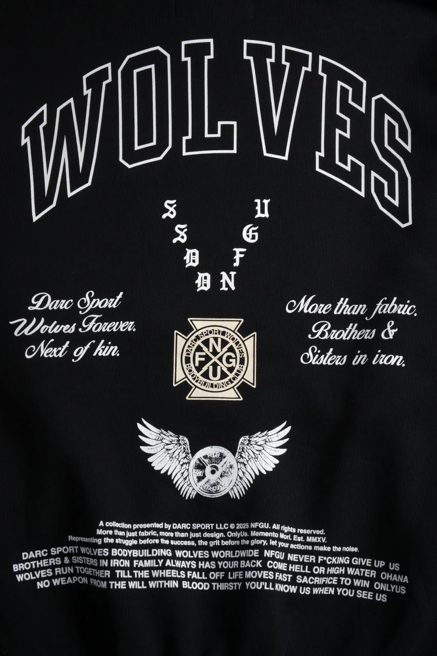 OUR LINEAGE “PIERCE” HOODIE IN BLACK