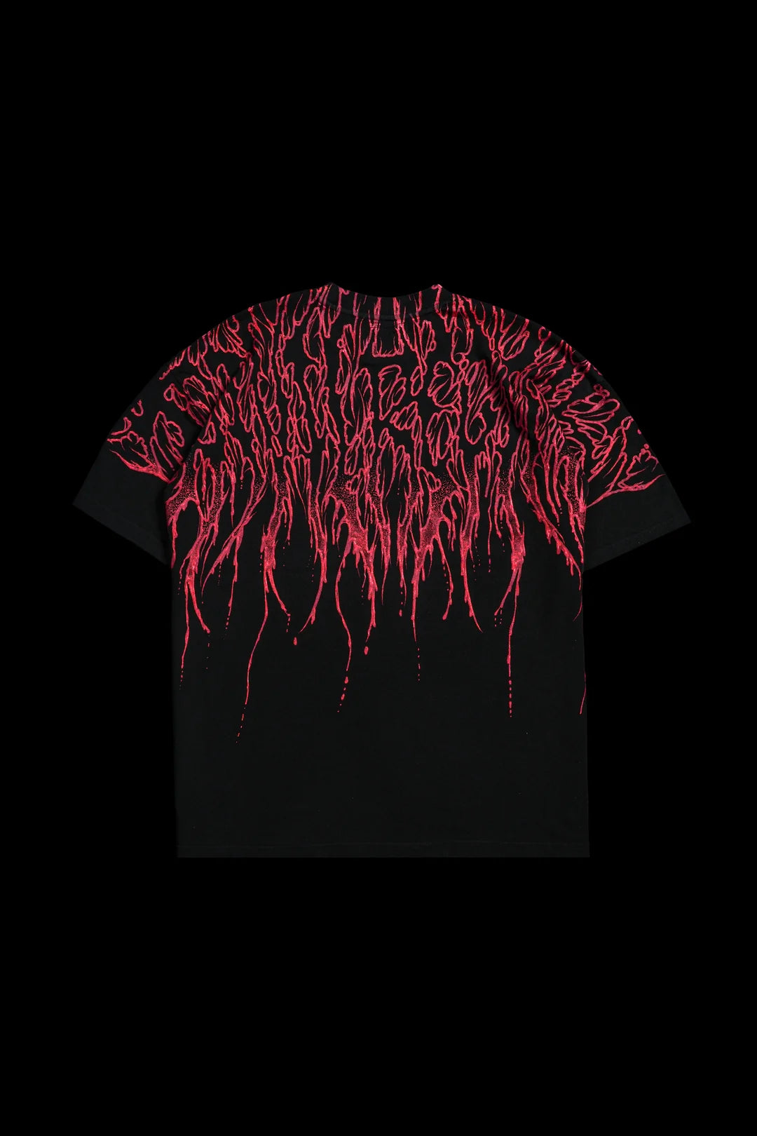 BLOODY FACE "SBS" AMERICAN CLASSIC OVERSIZED TEE IN BLACK