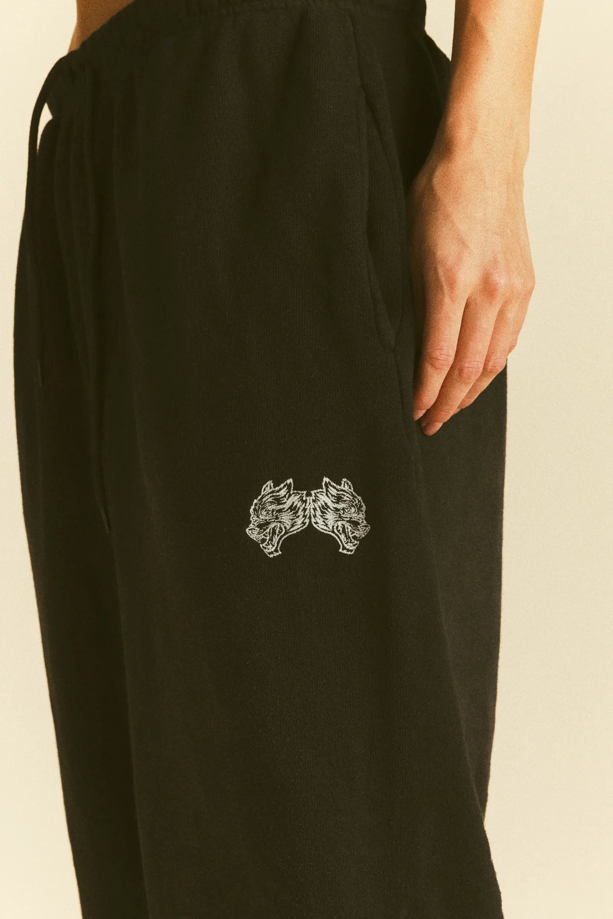 IT'S FOR US PREMIUM LOUNGER SWEAT PANTS IN BLACK