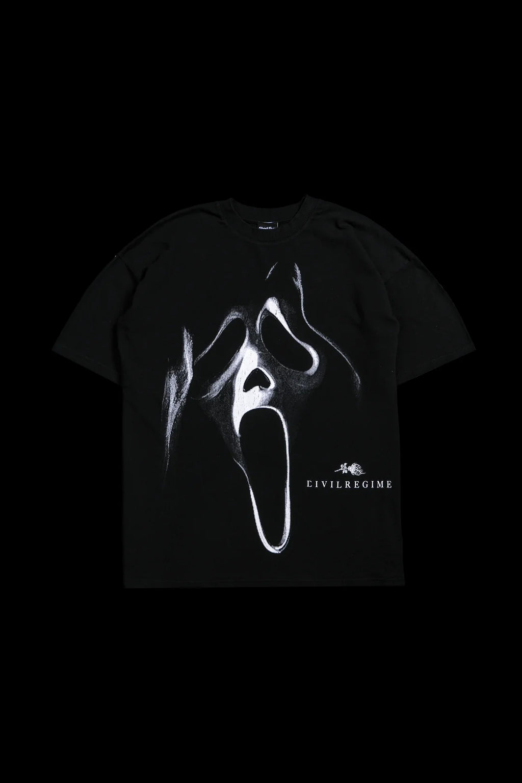 GHOST REGIME "SBS" AMERICAN CLASSIC OVERSIZED TEE IN BLACK