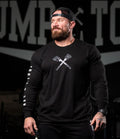 AXE STACK LONG SLEEVE IN BLACK