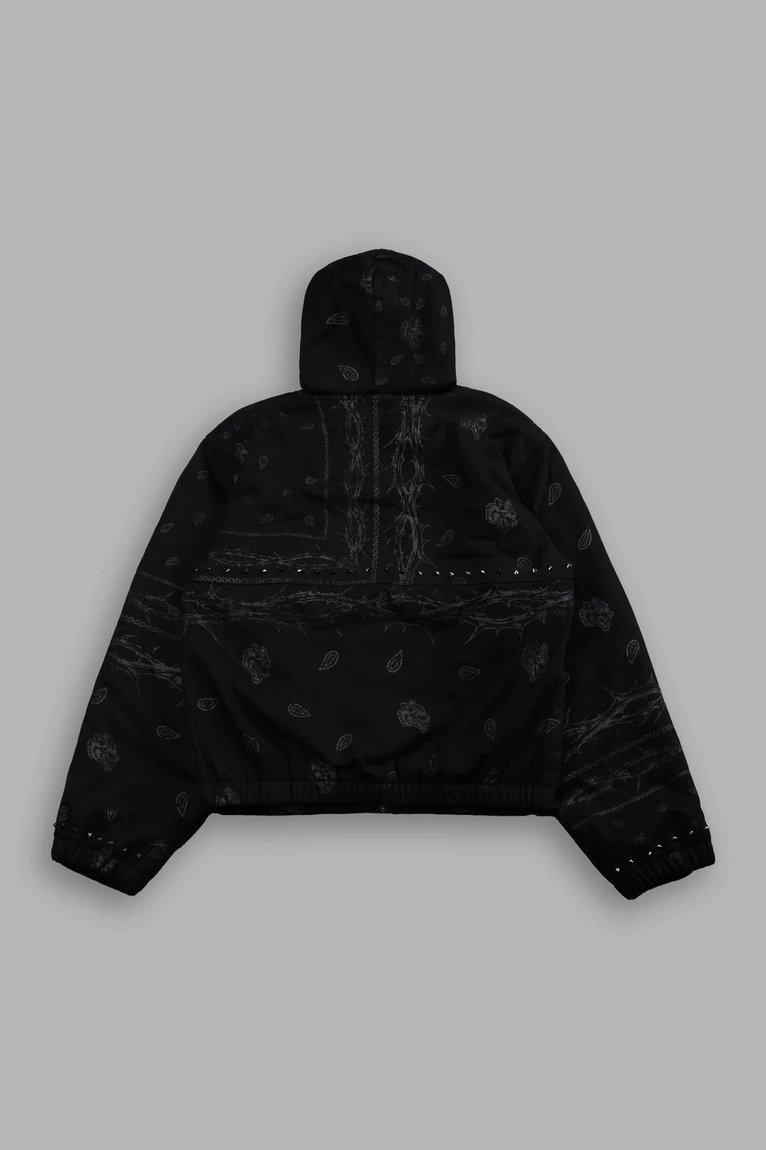 DARC SPORT WOLVES CLUB CALAWAY JACKET IN BLACK THORN PAISLEY