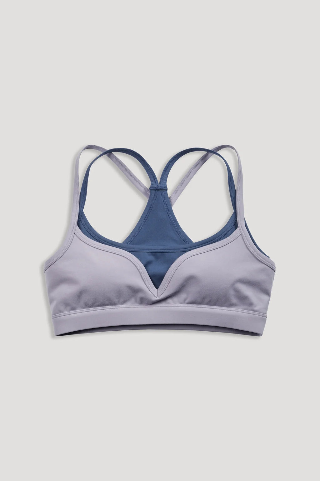 WOLF "JULIETTE" ENERGY DOUBLE BRA IN SPORT GRAY/WASHED DENIM