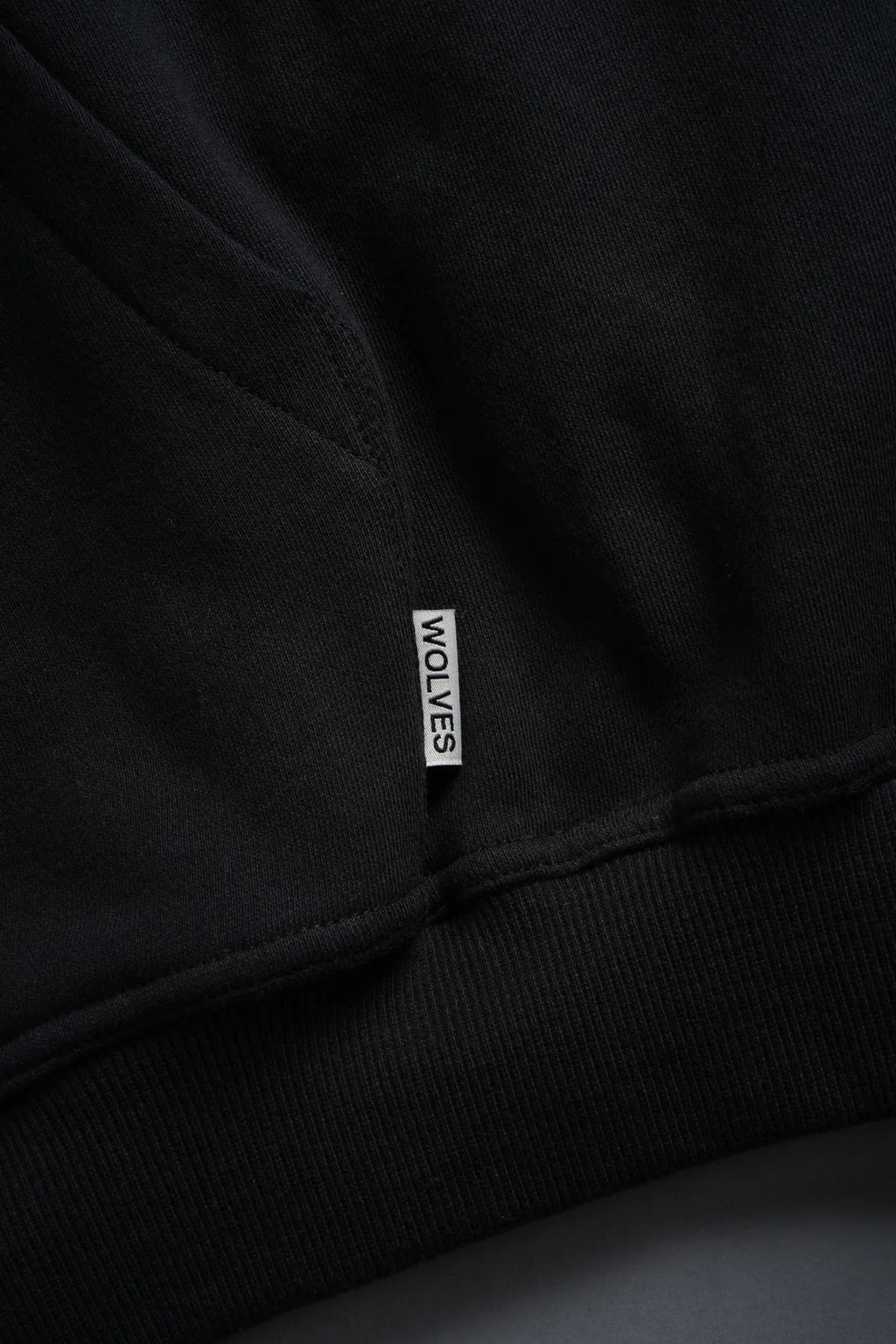 WOLVES HAVE YOUR BACK "PIERCE" HOODIE IN BLACK