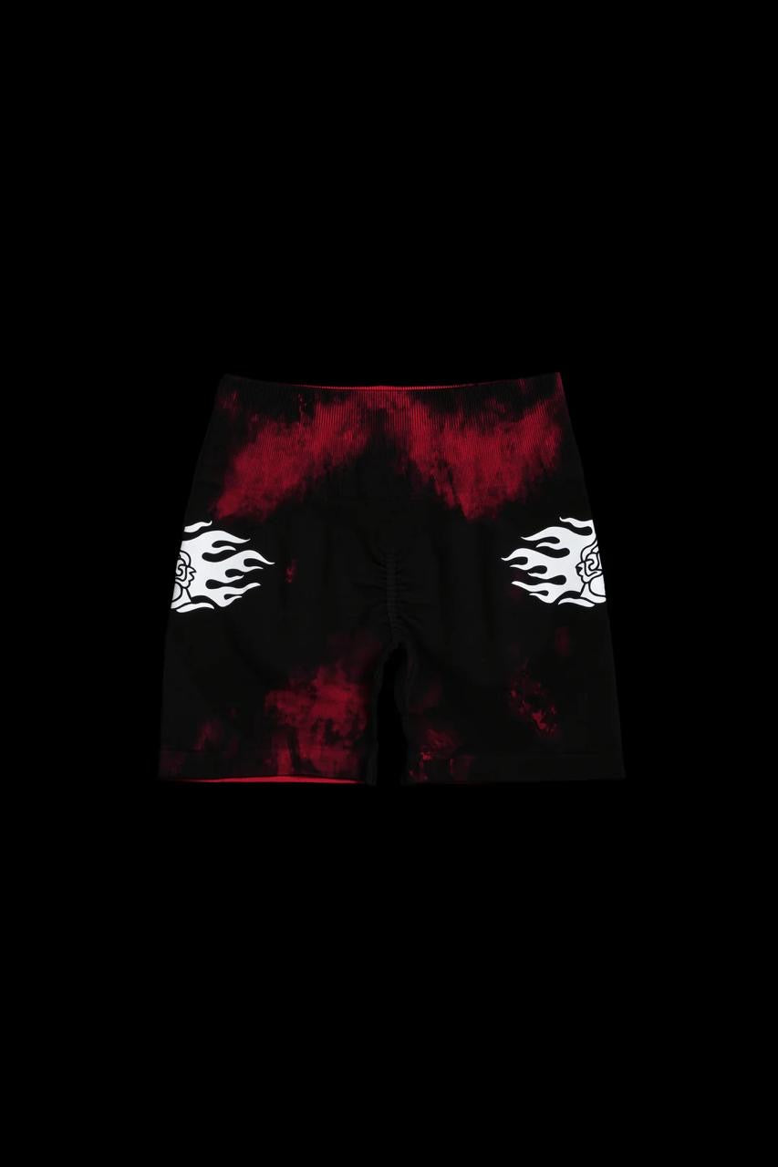 KELLY SEAMLESS SHORTS IN LAVA WASH