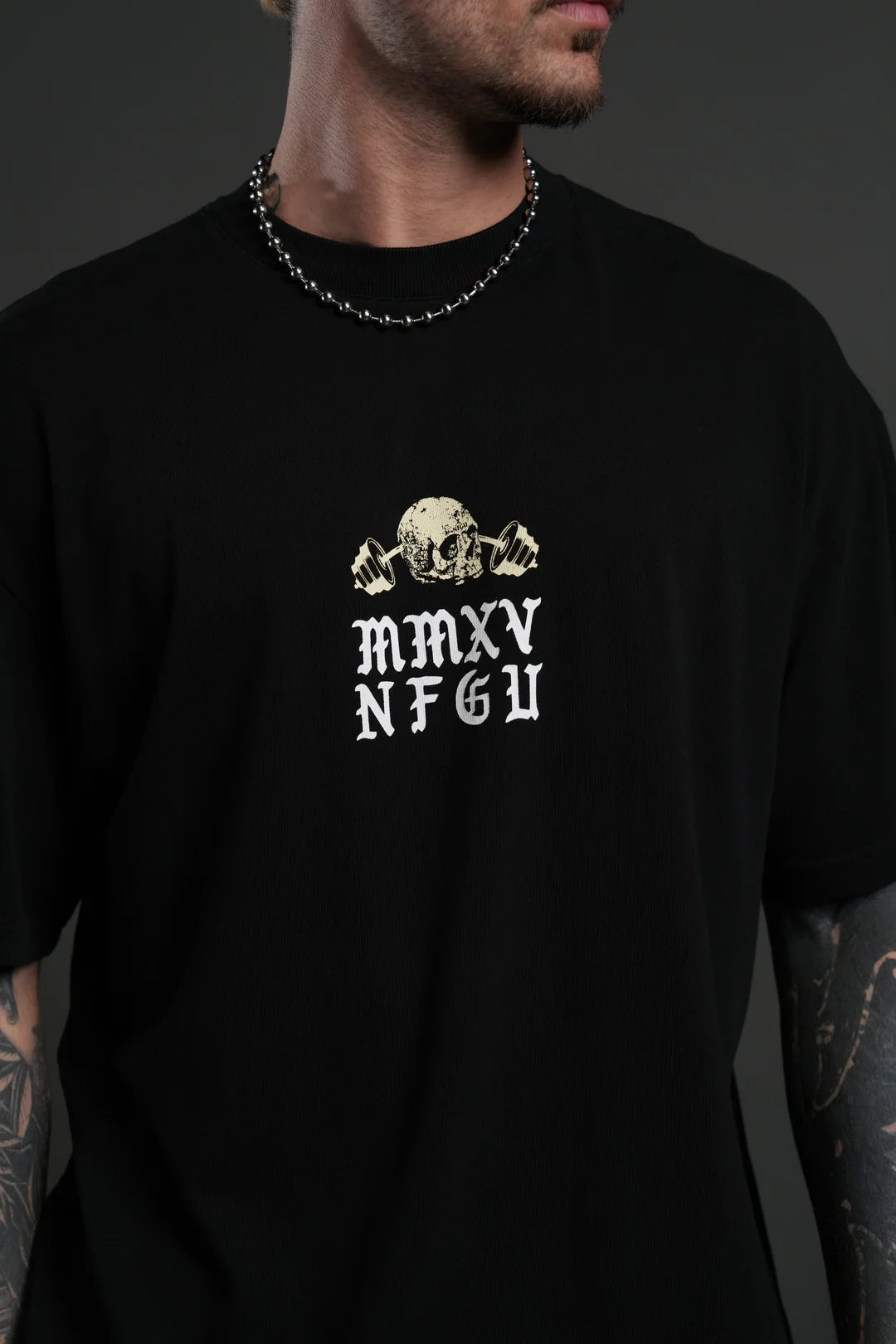 HOLLOW VIRTUE "PREMIUM" OVERSIZED TEE IN BLACK