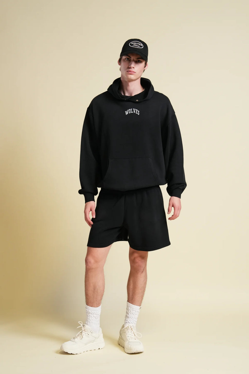 LOYALTY FOREVER "PIERCE" HOODIE IN BLACK SUN FADE