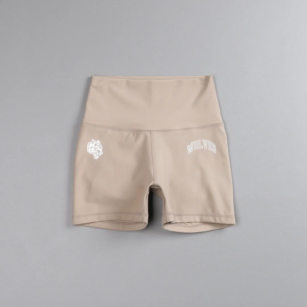 LOYALTY V3 "ENERGY" PUMP SHORTS IN TAUPE