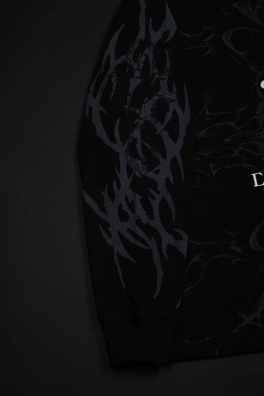 TOTAL BLACKOUT OBSIDIAN WAFFLE THERMAL IN BLACK