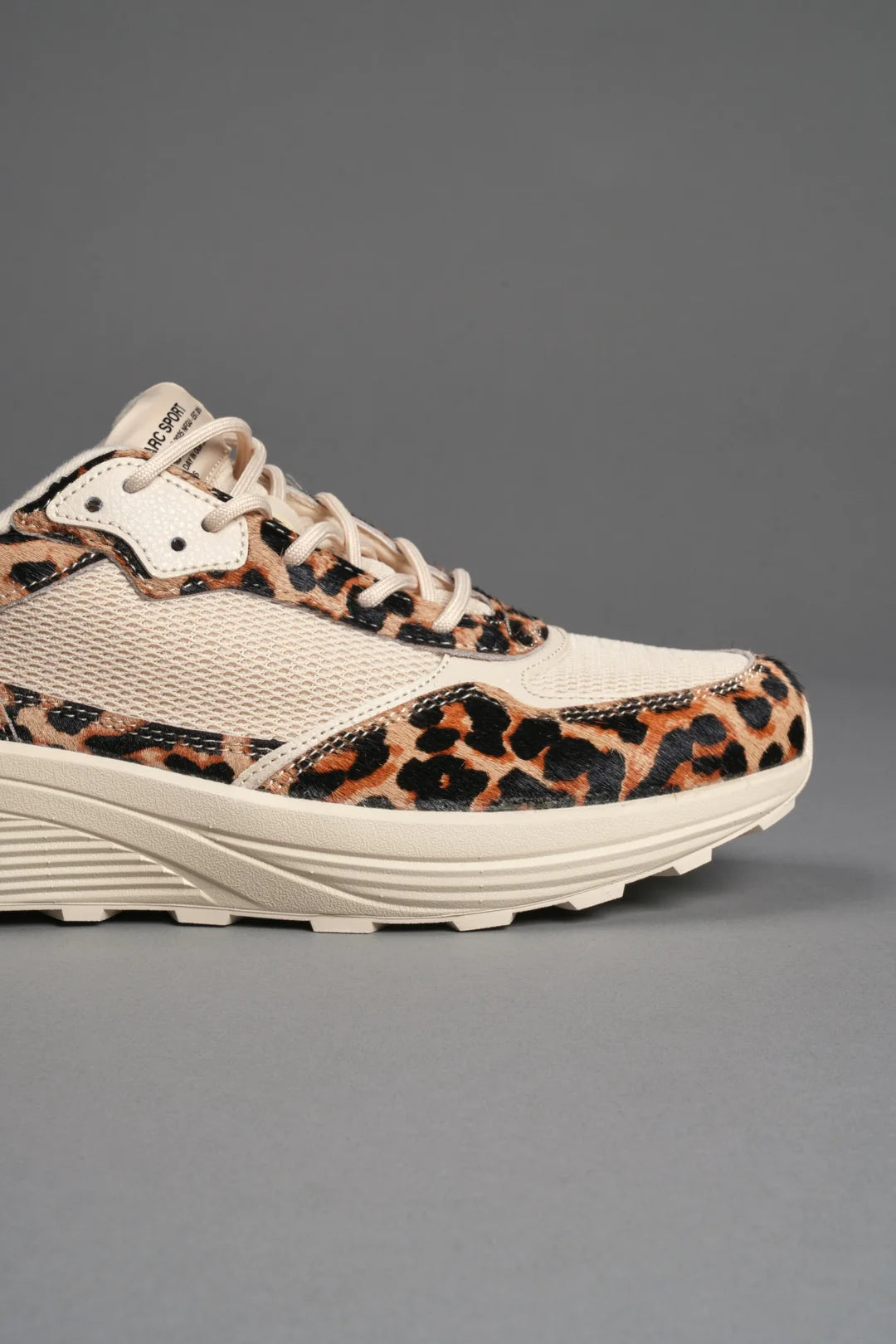 RUN-1 SHOES IN CLAY LEOPARD/CREAM