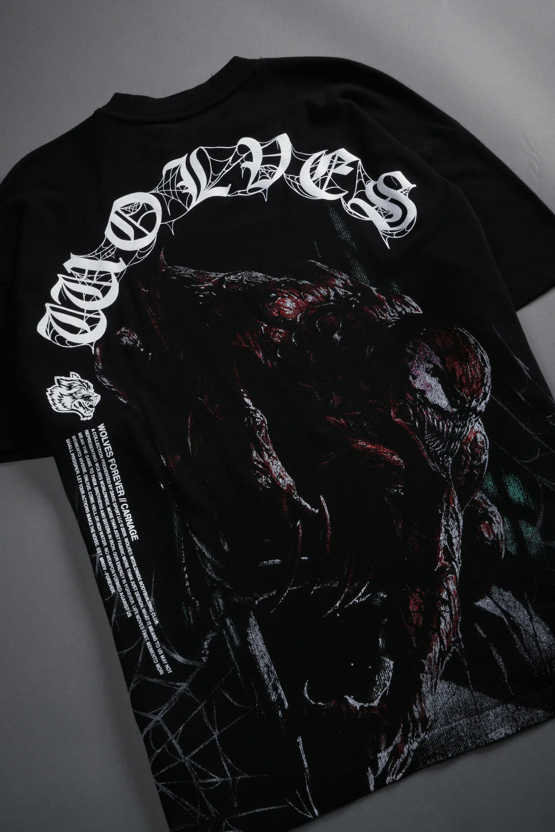 CARNAGE FOREVER PREMIUM OVERSIZED TEE IN BLACK