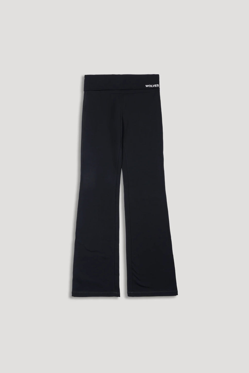 FOREVER MARK "ROMY" FOLDOVER PANTS IN BLACK
