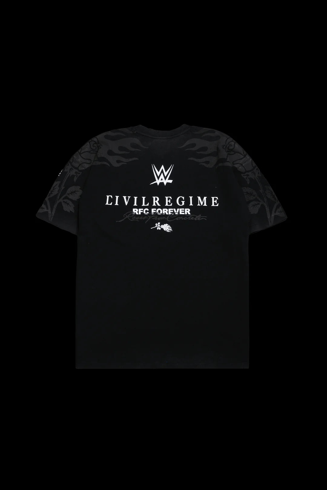 BONES OF BETRAYAL AMERICAN CLASSIC OVERSIZED TEE IN VINTAGE BLACK